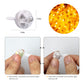 100pcs LED Orange Balloon Light Mini Tiny Led Lights, Small Round Led Ball Lamp for Paper Lantern Balloon Indoor Outdoor Party E