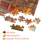 Thanksgiving Fall Puzzle For Adults 1000 Pieces, Holiday Food Turkey Jigsaw Puzzle Autumn, Flower Pumpkin Fruit Puzzle