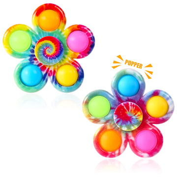 Gigilli Fidget Spinners Pop For Kids 2 Pack, Sensory Fidget Toys For Kids 8-12 4-8, Easter Basket Goodie Bags Stuffers, Adhd Autism Fidget Toys For Toddler 1-3 Boys Girls, Classroom Prizes Gifts