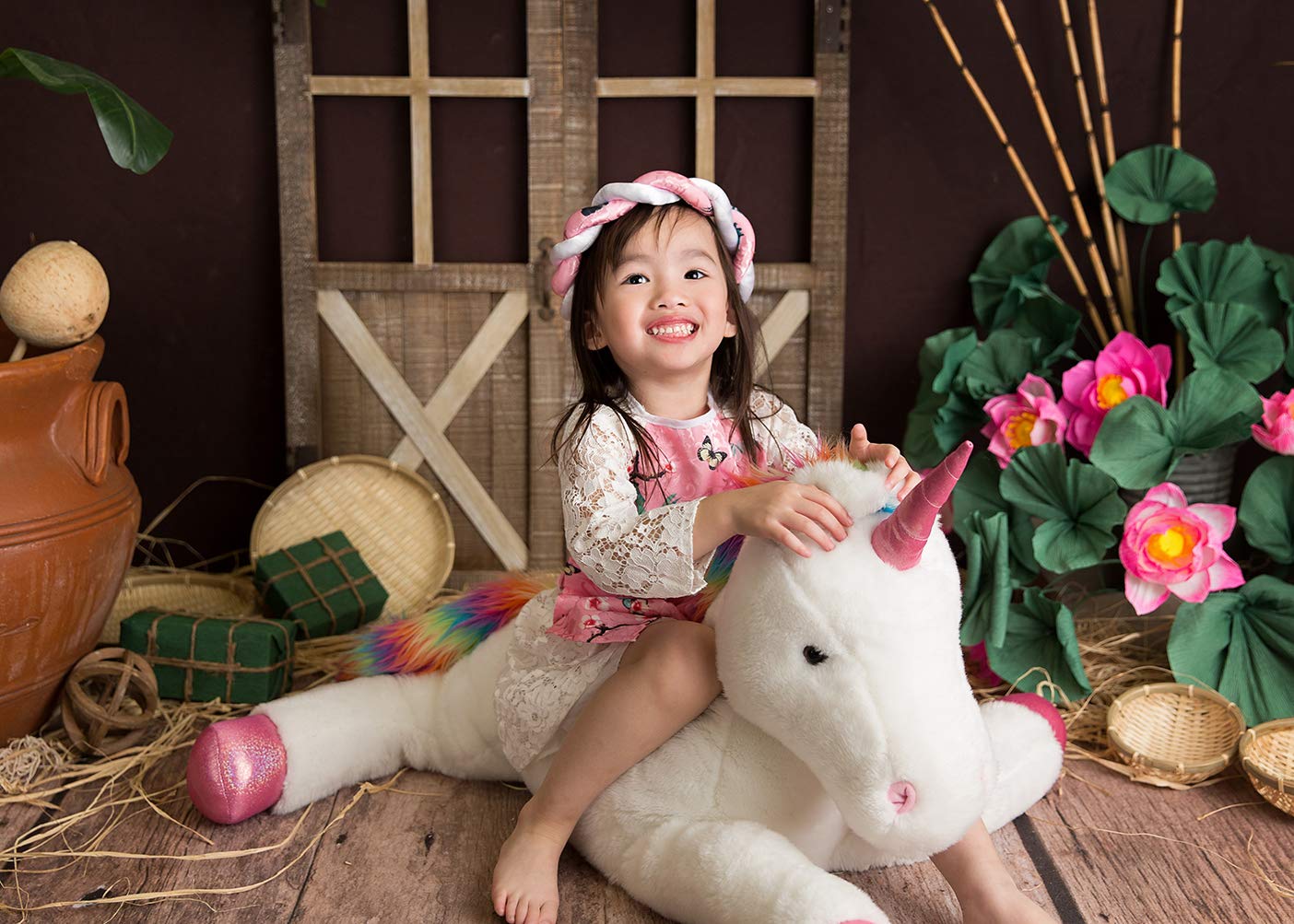Plushland Unicorn Stuffed Animal Plush Toy - Magical Unicorn Gift For Girls Kids (50 Inches)