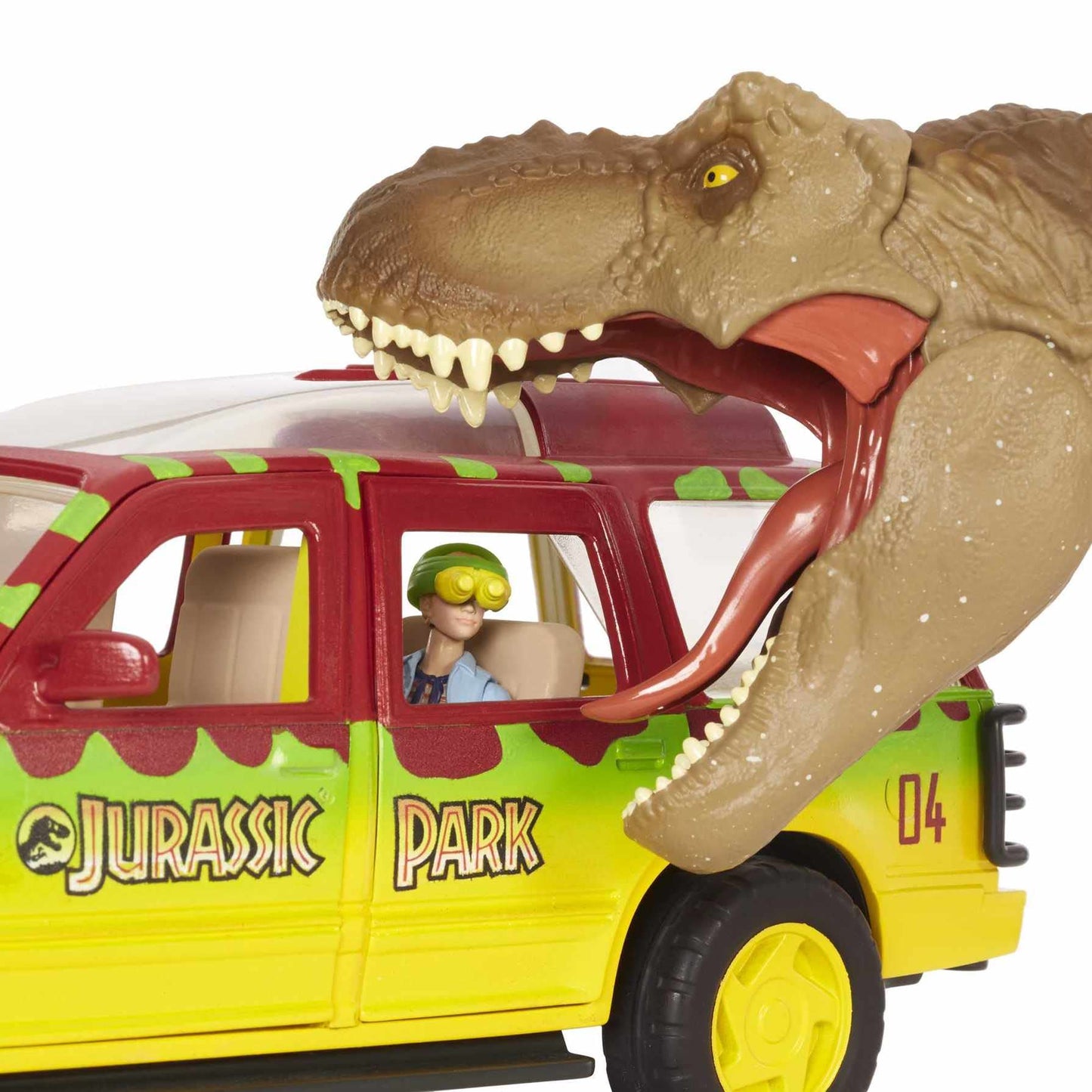 Jurassic World Tyrannosaurus Rex Escape Pack GWN38 - Green Plastic Dinosaurs