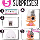 Lol Surprise Glitter Color Change Lil Sis With 5 Surprises- Collectible Doll Including Sparkly Fashion Accessories, Holiday Toy, Great Gift For Kids Girls Ages 4 5 6+ Years Old
