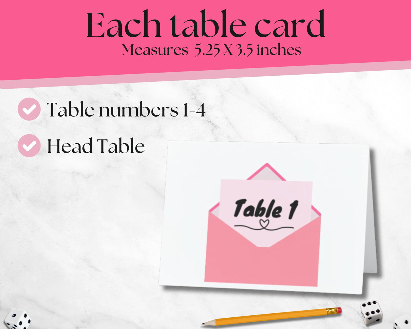 Generic Valentine's Day Bunco Kit - Cupid Score Sheets - Pink & White - Game Night Fun - Model Valentine2025