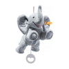 Steiff Ellie Elephant Musical Pull Toy 10 Inch Light Grey, Peaceful Lullaby, Plush Elefant, Cuddly Soft Plush, Machine Washable