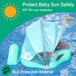 LOGIFTVE Baby Swim Float - 15"x20" Foam Pool Float with UPF 50+ Canopy for Ages 3-24 Months in Baby Green
