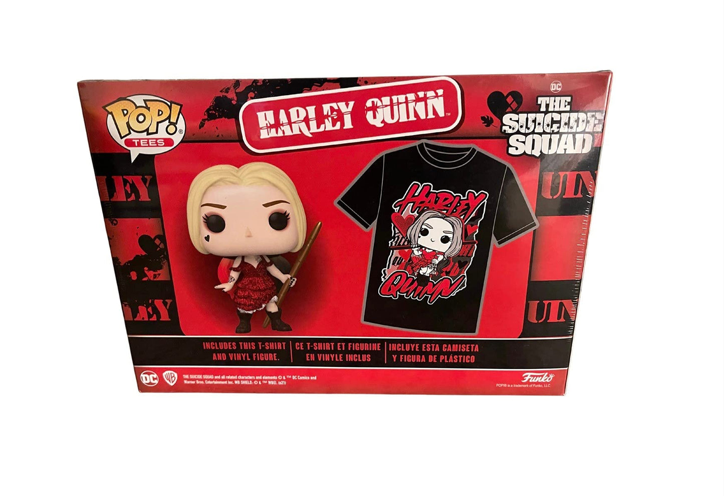 Funko Pop Collector'S Box: Suicide Squad - Harley Quinn Large Tee