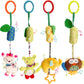 Slipps Baby Soft Hanging Rattle,Car Seat Hanging Bell Adorable Animal Music Crib Toy Carseat Rattles Educational Toys For Babies