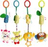 Slipps Baby Soft Hanging Rattle,Car Seat Hanging Bell Adorable Animal Music Crib Toy Carseat Rattles Educational Toys For Babies