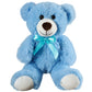 Shafish Plush Teddy Bear Cute Stuffed Animal Bear With Bow Plush Toys Gift For Kids And Girls 35Cm/13.8 Inches (Blue)