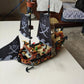 YBLOCK Pirates Ship Building Mini Blocks Set, 1328 Pieces, Brown Plastic Toy for Ages 8-14, Model 01041