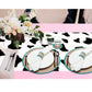 Oudain 54 X 108 Inch Cow Table Cloths For Party Cow Tablecloth Paisley Table Runner Table Cover Rectangular Birthday Party Decor