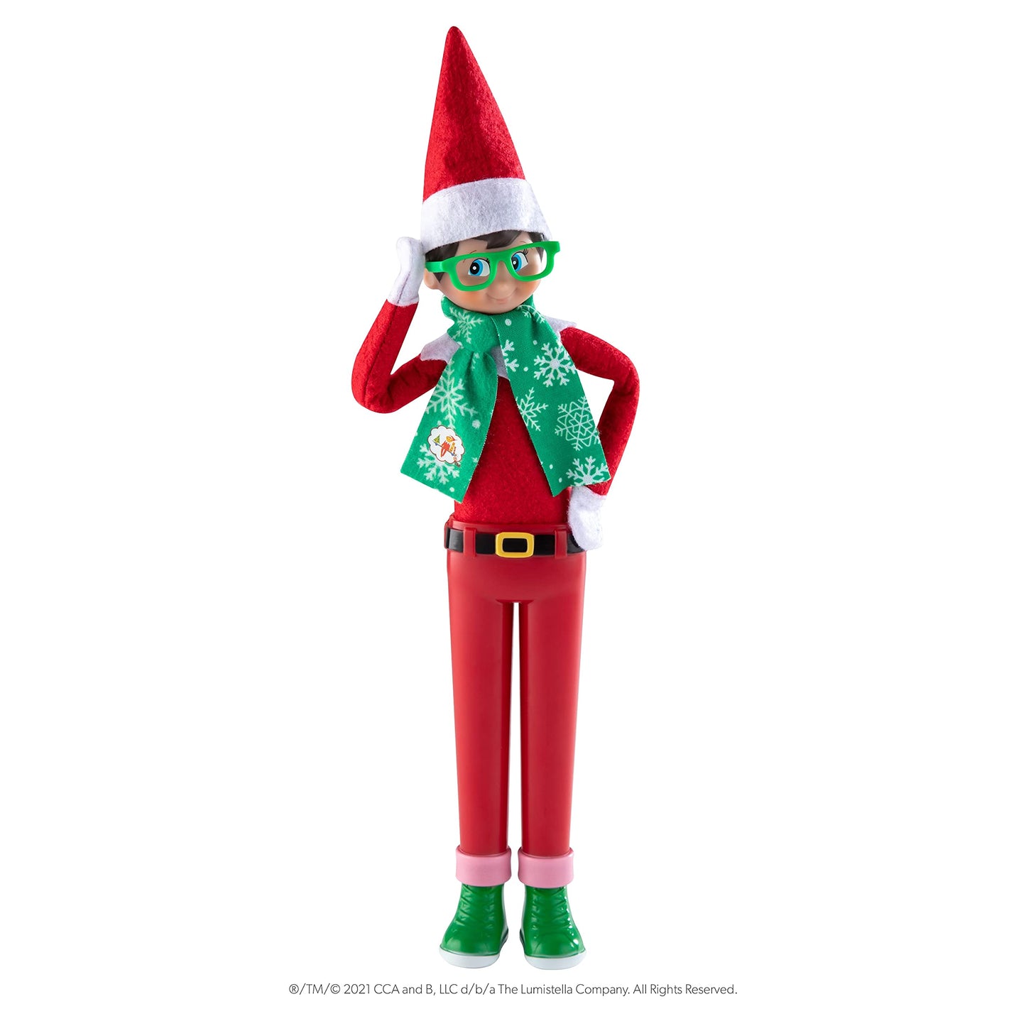 The Elf on the Shelf Claus Couture Holiday Hipster, Small, Multicolor, Plastic, Model CCHIPSTER