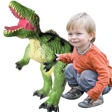 Yongjule Big Dinosaur Toys For Boys, 29 Inch Large Giganotosaurus Toys, Giant Inflatable Dinosaur Toys For Kids 3-5, Toddler Jum