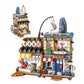 Elaicree Japanese Street View Shop Building Blocks House Toy, New 4 Models Mini Diy Building Blocks Model Moc Construction Toy, Gift For 6-12 Years Old Kid Girls And Boys