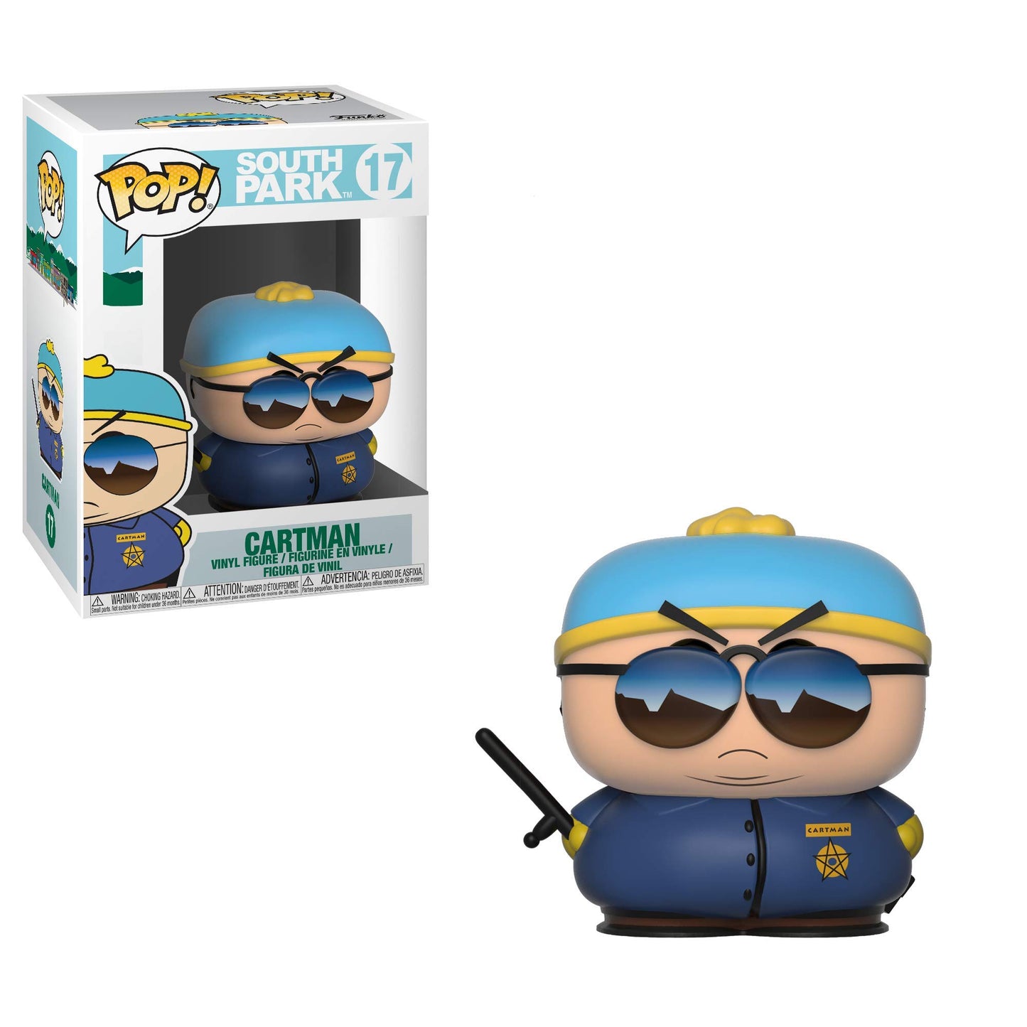 Funko Pop South Park Cartman Figure - 3.75" Vinyl Collectible, Multicolor, Model 32861