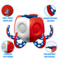 Octopus Pool Toys, 2-In-1 Kids Inflatable Basketball Hoop & Ring Toss Yard Games, Family Party Indoor Outdoor Water Play, Cool S