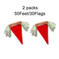 Lybutty 100 Feet Red Pennant Banners Flags String Hanging Triangle Bunting Flags,Party Decorations For Grand Opening,Kids Birthd