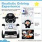 Costzon Push Car For Toddlers, 3 In 1 Stroller Sliding Walking Car With Handle, Canopy, Seat Belt, Horn, Music & Lights, Under-S