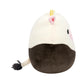 Squishmallows 7.5-Inch Connor the Black and White Cow Plush Toy, Multicolor, Model SQCR05373, Made of Soft Polyester