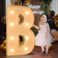 3Ft Marquee Light Up Letters, Large Marquee Letters B For Party Decorations, Big Baby Letters For Baby Shower Birthday Party Dec