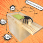 Jishi Large Wooden Spider Prank Box - Funny Surprise Gift for Kids, Adults, White, Ideal for Christmas and Stocking Stuffers