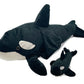 Funstuff Orca With Baby - Stuffed Animal Plush 16''