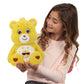 Care Bears 18' Plush - Funshine Bear With Glitter Belly Badge - Soft Huggable Material!