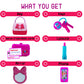 Playkidz Princess My First Purse Set - 8 Pieces Kids Play Purse And Accessories, Pretend Play Toy Set With Cool Girl Accessories