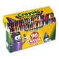 Crayola 520096 Classic Color Crayons in Flip-Top Pack with Sharpener, 96 Colors