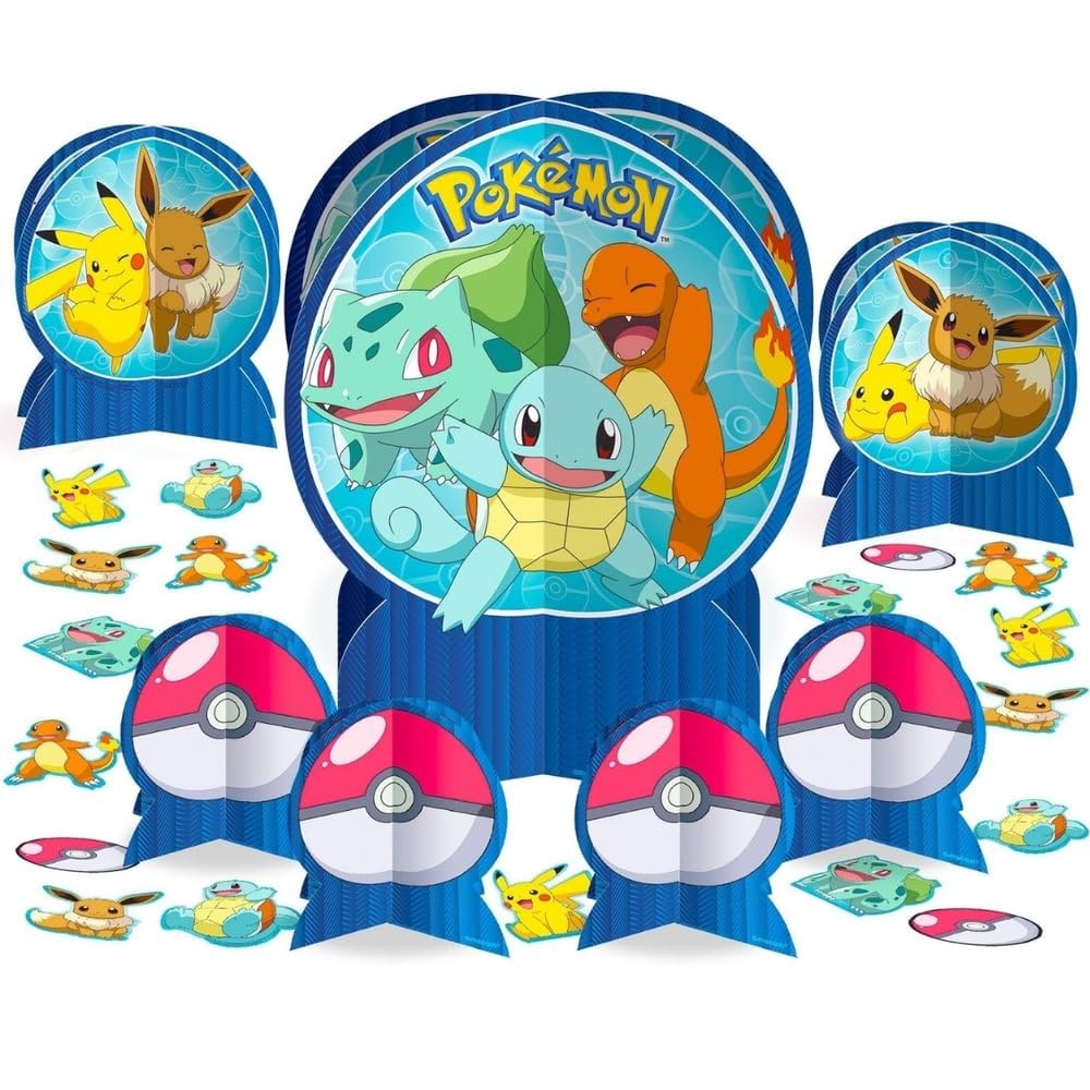 Pokemon Table Decorating Kit, Party Favor