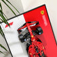 iLuane Display Wallboard for Lego Technic Ferrari SF-24 F1 Model Car Kit Building Set 42207  mature-themed Collectibles Wall Mount  Home or Office D?cor  Two-Tone (No Car Included)