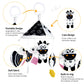 Kakiblin Black And White High Contrast Baby Toys,Car Seat Toys For Newborn,Hanging Baby Toy, Stroller Toy For 0 3 6 12 Months(13
