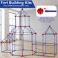 V-Opitos 180 Pack Fort Building Kits for Kids Age 4  5  6  7  8+ Years Old  Creative STEM Building Toys for DIY Castles  Tunnels  Play Tent  Ideal Christmas  Birthday Gifts for Boys & Girls