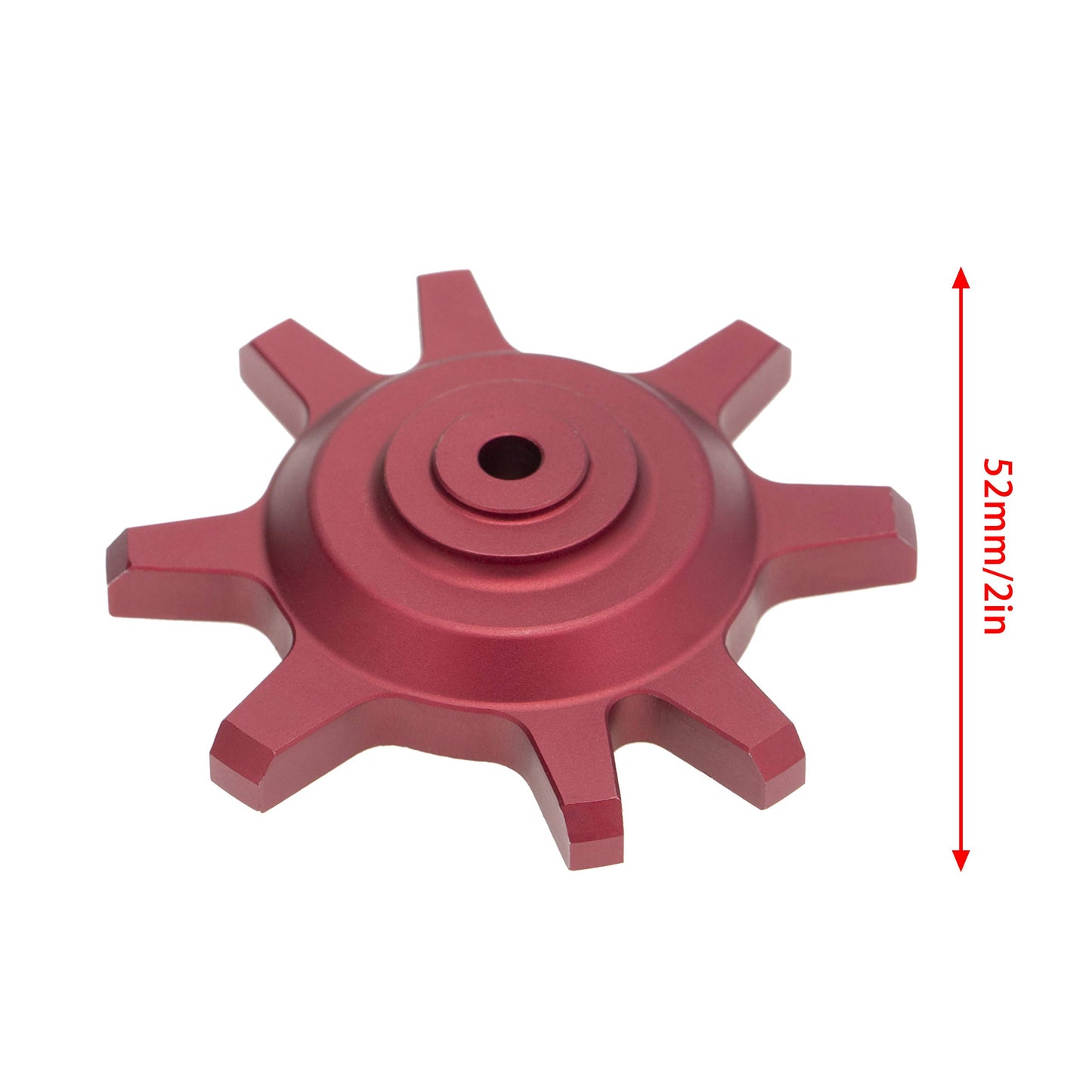 Treehobby Metal 1.9/2.2 Inch Wheel Hub Tire Installation&Removal Tool for 1/10 RC Crawler Car Upgrade Parts (Red)