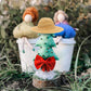 Logofun 12Pcs Miniature Woven Hats Simulated Mini Straw Hat Small Handcraft Top Hat Photo Props For Diy Crafts Dollhouse Doll Co