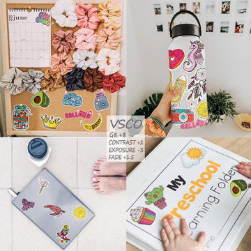 Qtl Vsco Stickers For Teen Girls Cute Stickers For Hydroflask Waterproof Stickers For Tween Girls Laptop Stickers For Teen Girls