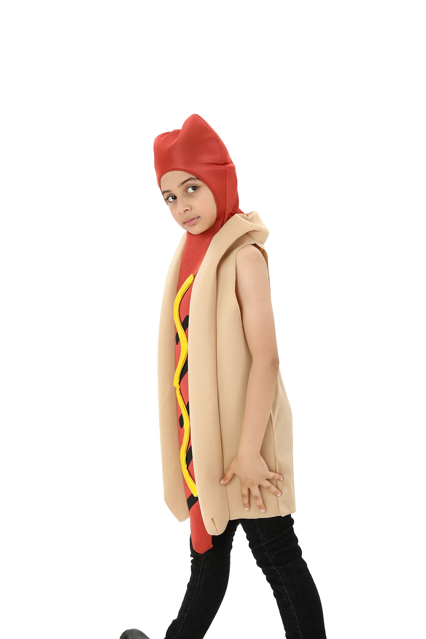 Leadtex Children'S Hot Dog Costume-Funny Halloween Costumes,Size Standard 6-10Years.
