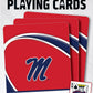Masterpieces Family Games - Ncaa Ole Miss Rebels Playing Cards - Officially Licensed Playing Card Deck For Adults, Kids, And Fam