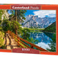 CASTORLAND 1000 Piece Jigsaw Puzzle  Braies Lake  Italy  Landscape Puzzle of Italy with Mountains  Dolomites  South Tyrol  mature-themed Puzzle  Castorland C-104109-2