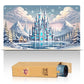 Wizcraft Gaming Paramint Lorcana Frozen Castle (Stitched) - Lorcana Playmat - Lorcana Mat, Lorcana Game Mat - Non-Slip Rubber wi