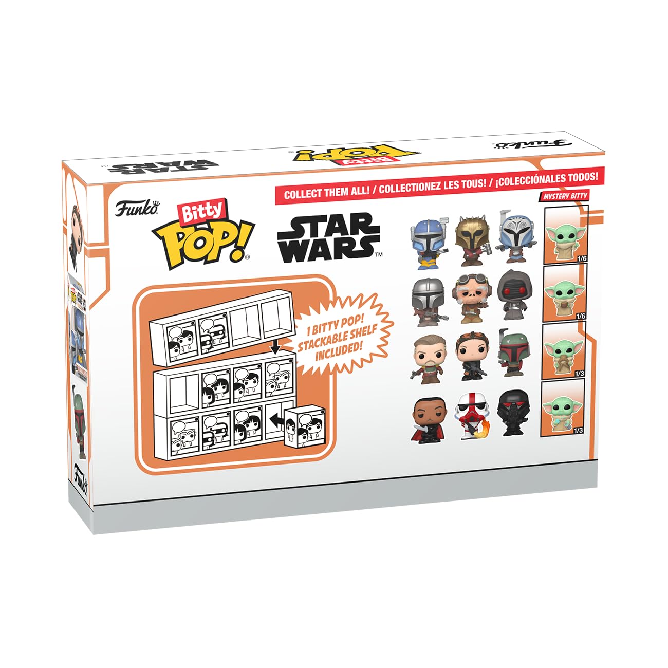 Funko Bitty Pop! Mandalorian - 4 Pack - Heavy Infantry Mandalorian, Bitty Pop! The Armorer, Bitty Pop! Bo-Katan Kryze, And A Mystery Bitty Pop! Figure And A Surprise Mystery Mini Figure