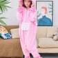 Cuteplush Kids Animal Onesie Pajamas Halloween Cosplay Costume 6 Years Pink