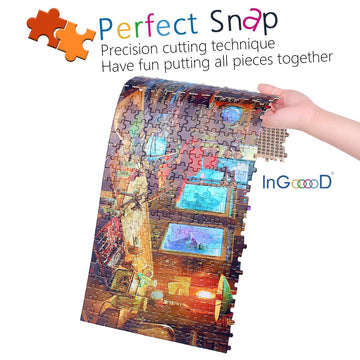 Ingooood- Jigsaw Puzzle-Fantasy Series- Hidden Chamber -Ig-0551 Entertainment Wooden Puzzles Toys