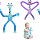 Toy Imagine Telescopic Suction Toys for Toddlers  Stretchy Travel Toys for Kids  Giraffe Shaped Fidget Set for Flights & Road 