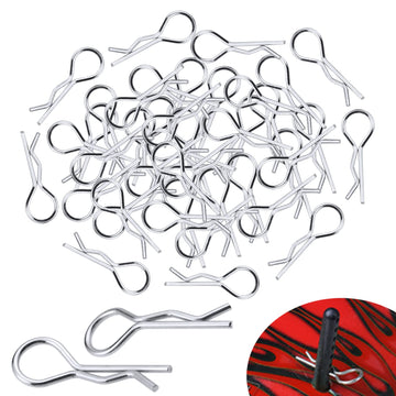 100PCS Universal RC Body Clips Pins for All 1/10 1/12 Scale Redcat HPI Himoto HSP Exceed RC Car Parts Truck Buggy Shell Replacem