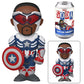 Funko Vinyl Soda: The Falcon And The Winter Soldier- Captain Falcon (Styles May Vary)
