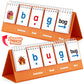 Aizweb Cvc Word Games,Phonics Games Flash Card For Preschool Kindergarten Classroom,Learn To Read,Reading Manipulative Spelling Educational Toy Learning Activity Speech Therapy Teacher School Supplies