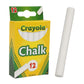 Crayola White Chalk 12 Ea (Pack of 7)