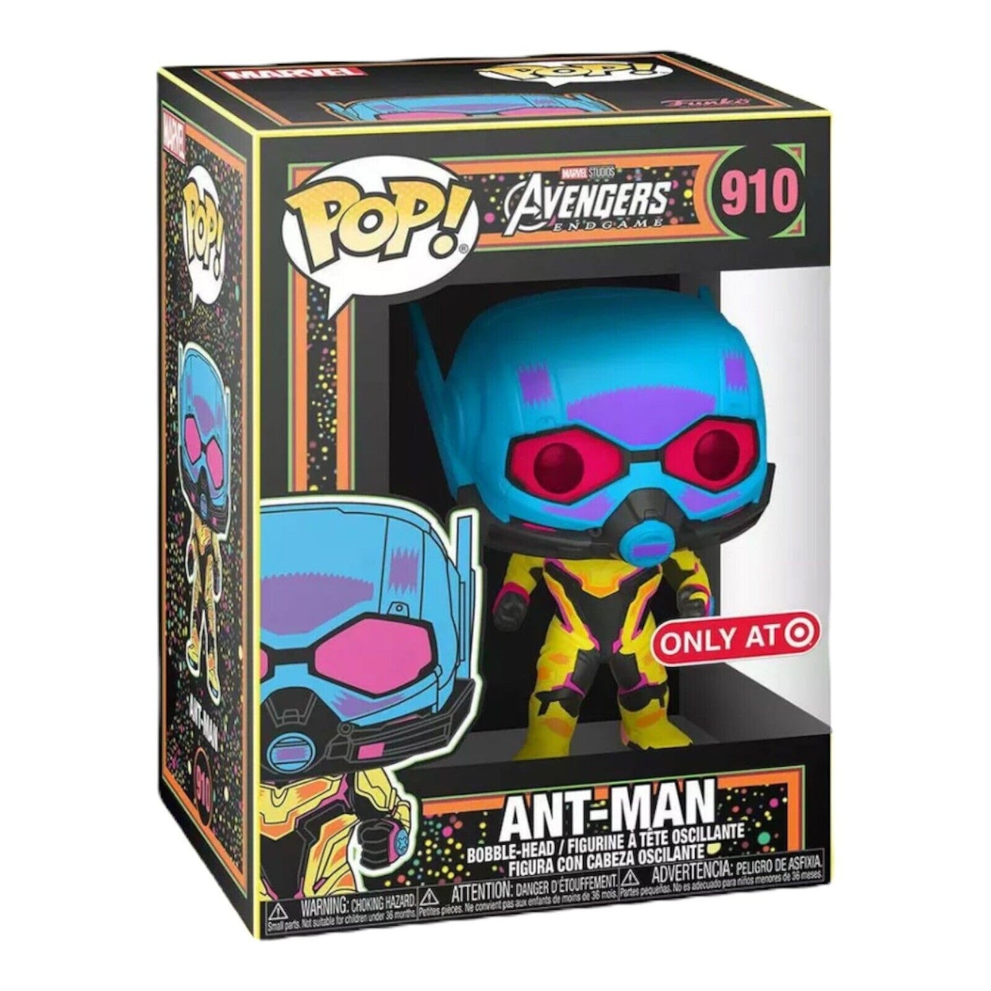 Pop Funko Marvel Ant-Man Black Light Target Exclusive
