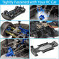 RC Car Stand and 652 PCS RC Screw Kit RC Car Work Stand Repair Workstation RC Hardware Kit Universal RC Car Screw Tools Assortme